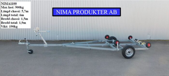 NIMA1100_Båtupptagningsvagn NIMA1100 INFO