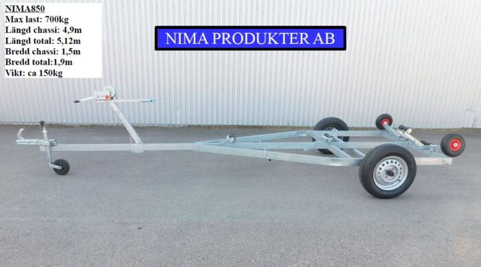 NIMA850_Båtupptagningsvagn NIMA850 INFO