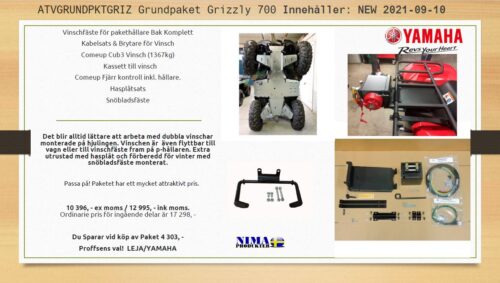ATVGRUNDPKTGRIZ Grundpaket Grizzly 700