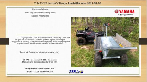 YFM30028 Kombi/viltvagn