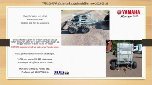 YFM30070VA Vattentanksvagn