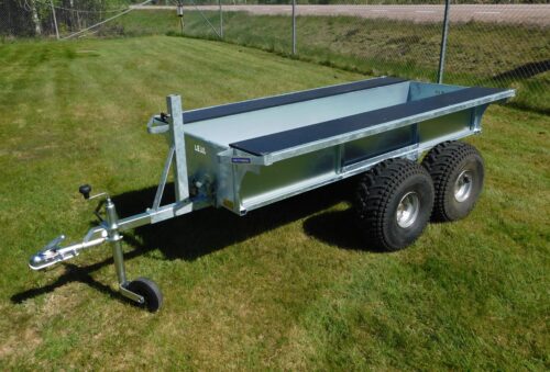 YFM30096 Flakboggievagn med tipp